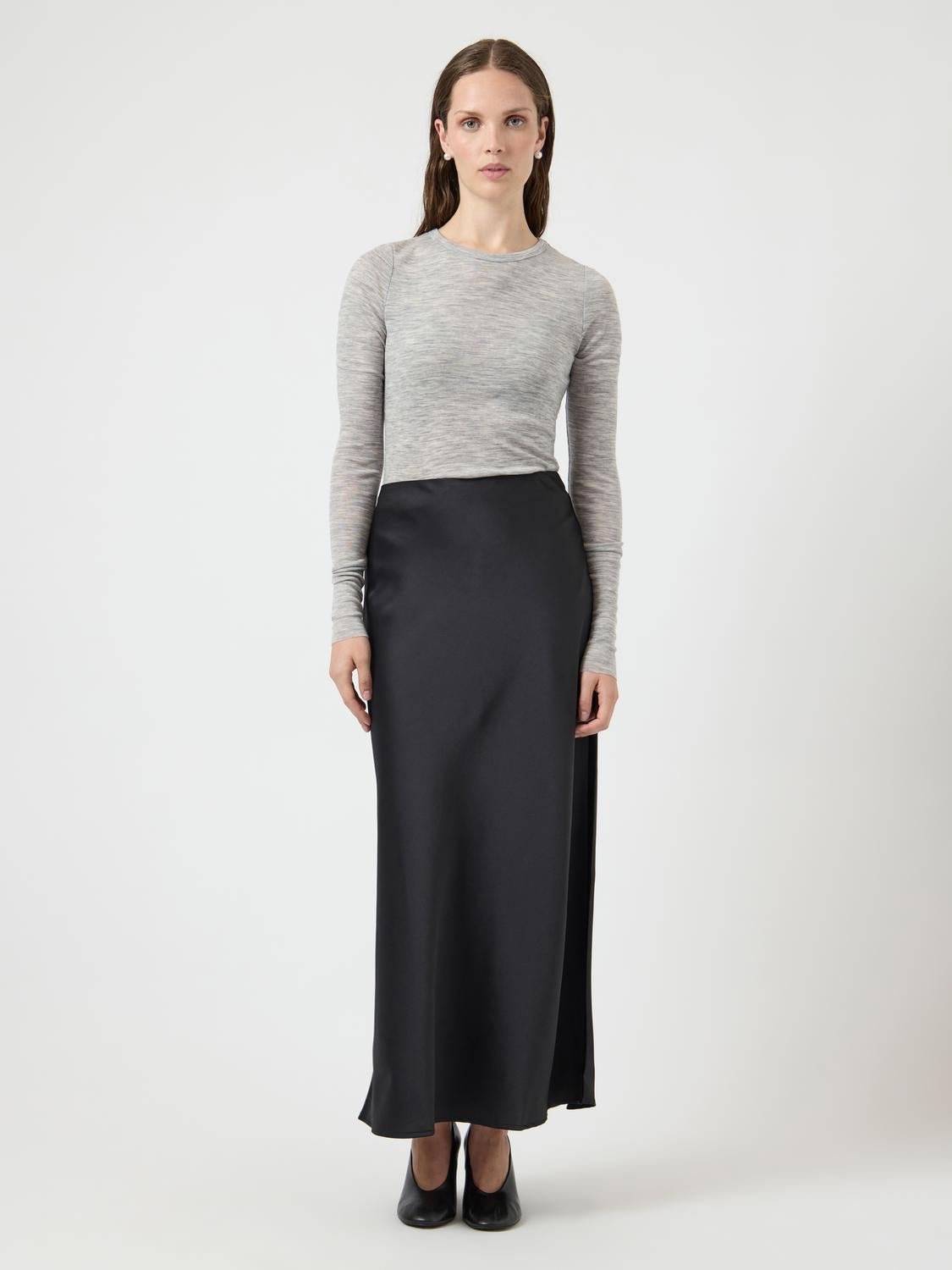 YASPELLA Long Skirt - Black - VERO MODA & VILA Bergvik